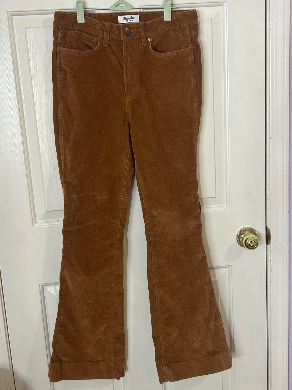 Wrangler Bailey Jeans Womens 30x31 High Rise Brown Western Retro Trouser - Picture 2 of 10